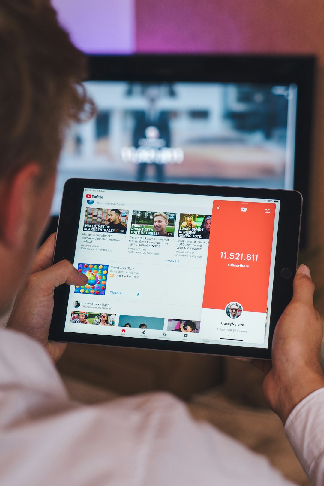 Discover the YouTube homepage